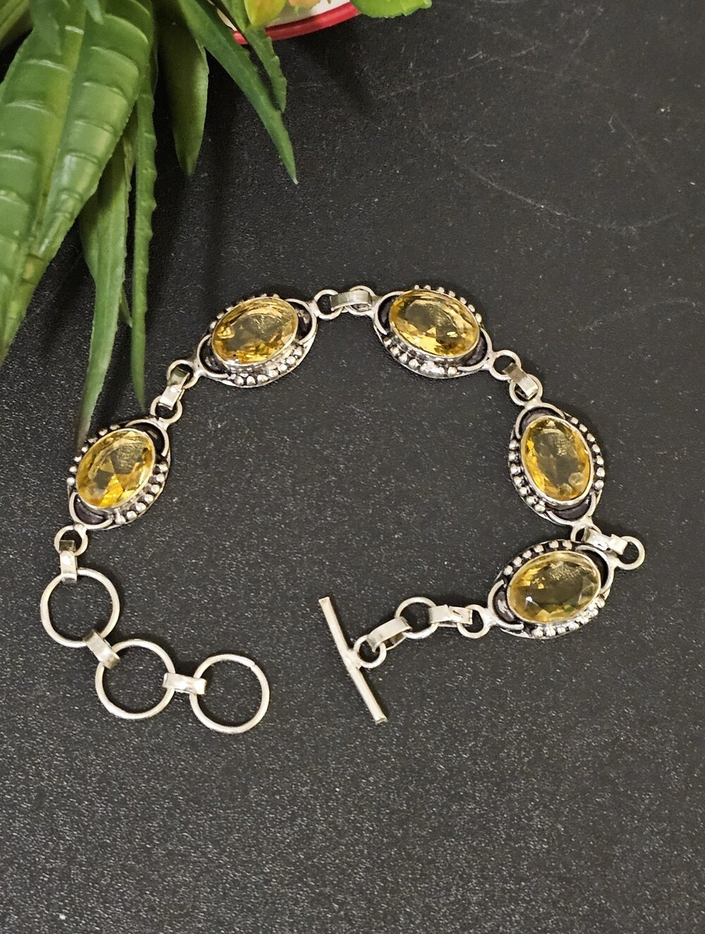 Yellow Topaz Bracelet